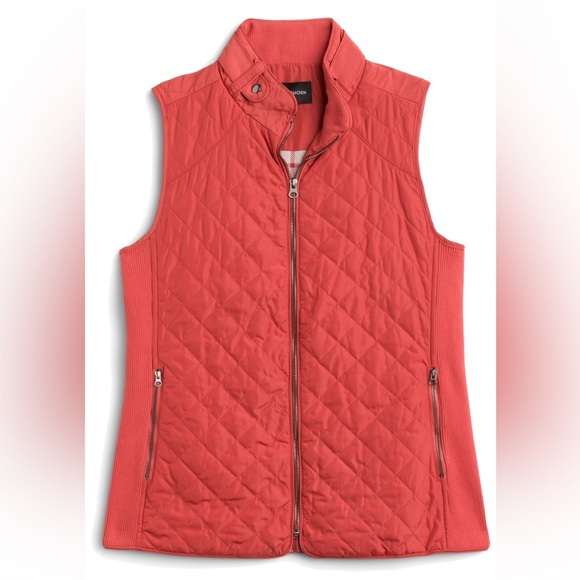 Quilted Vest - 41 Hawthorn - orange red - Picture 1 of 4